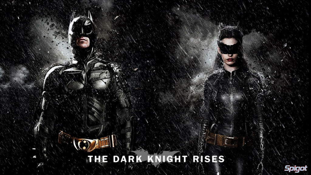 Batman & Catwoman Unite in Dark Knight Rises Wallpaper Background