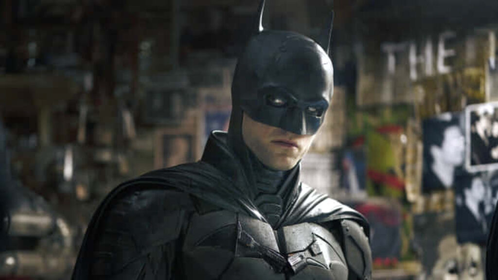 Intense Batman Wallpaper: Dark Knight's Mysterious Investigative Scene