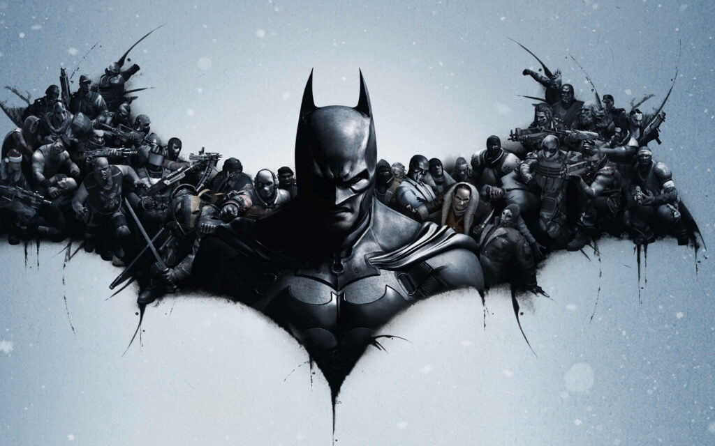 Bold Batman Pop Art Wallpaper with Dynamic Character Design