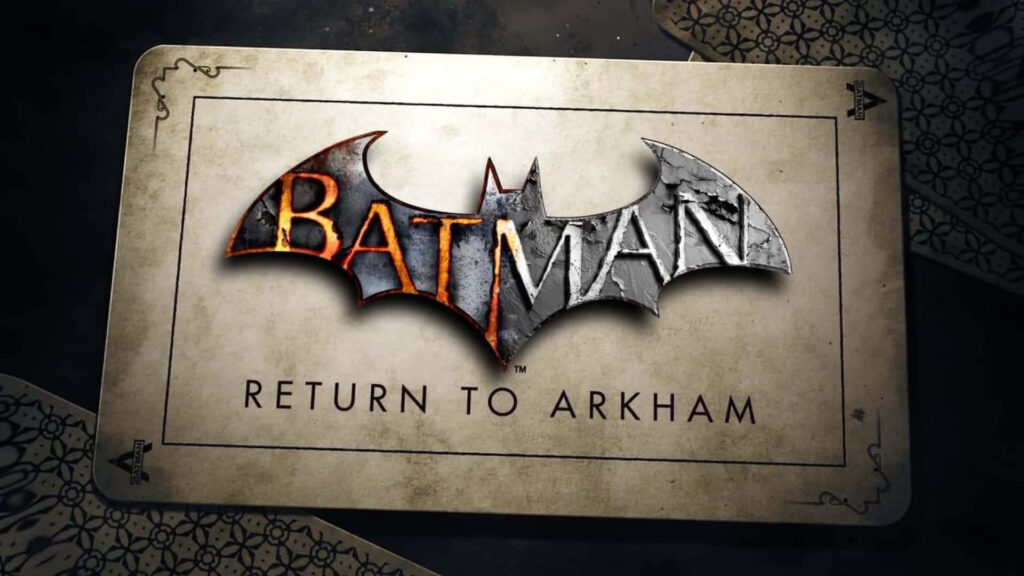 Batman: Return to Arkham Wallpaper - Iconic Bat Symbol & Rugged Design