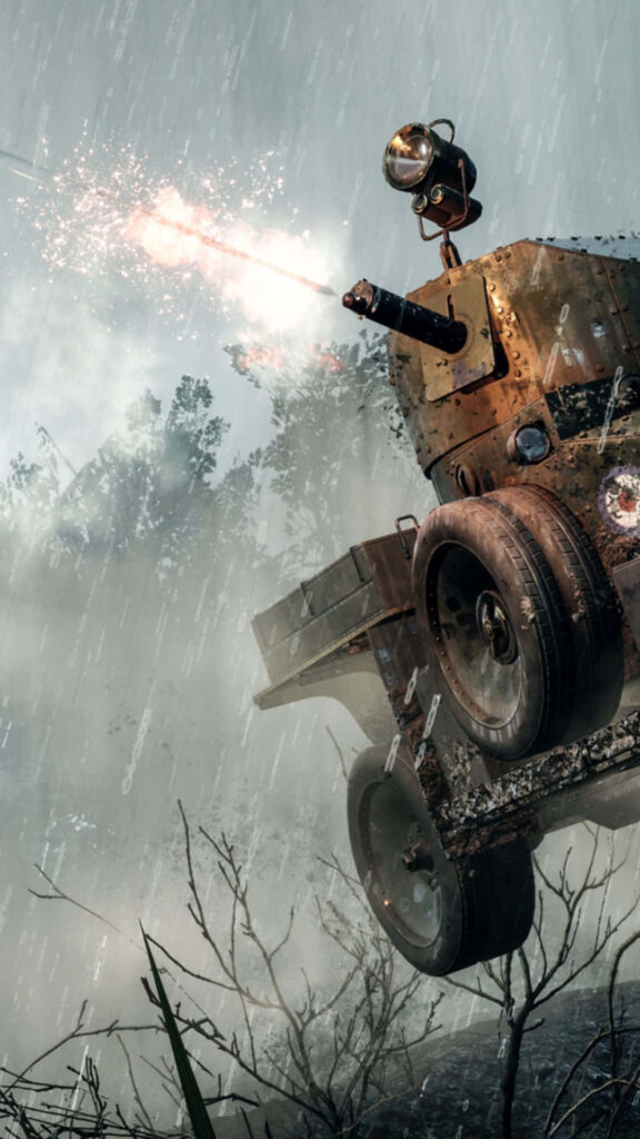 Battlefield 1: Unleashing Mayhem with the Mighty Mini Tank - Perfect Android Background! Wallpaper