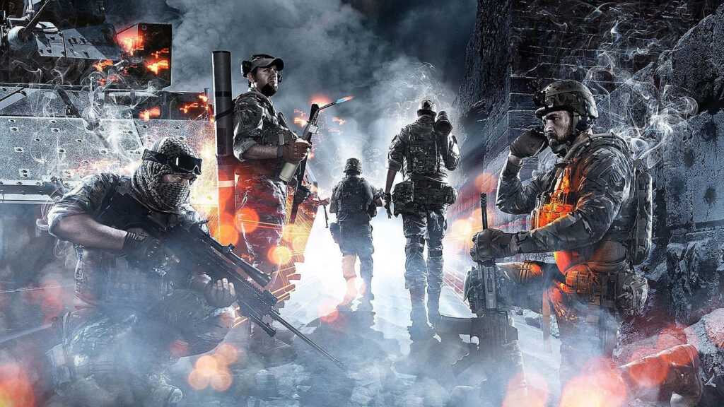 Battlefield 3 Dynamic Wallpaper: Intense Soldiers in Action