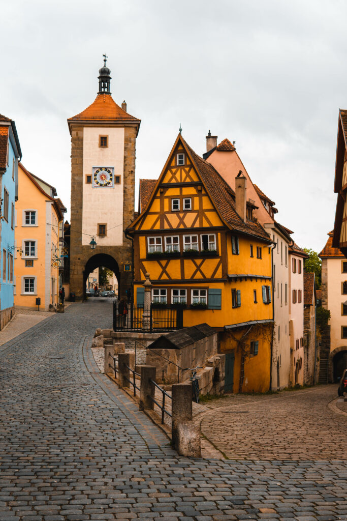 Charming Bavarian Medieval Architecture Wallpaper Background