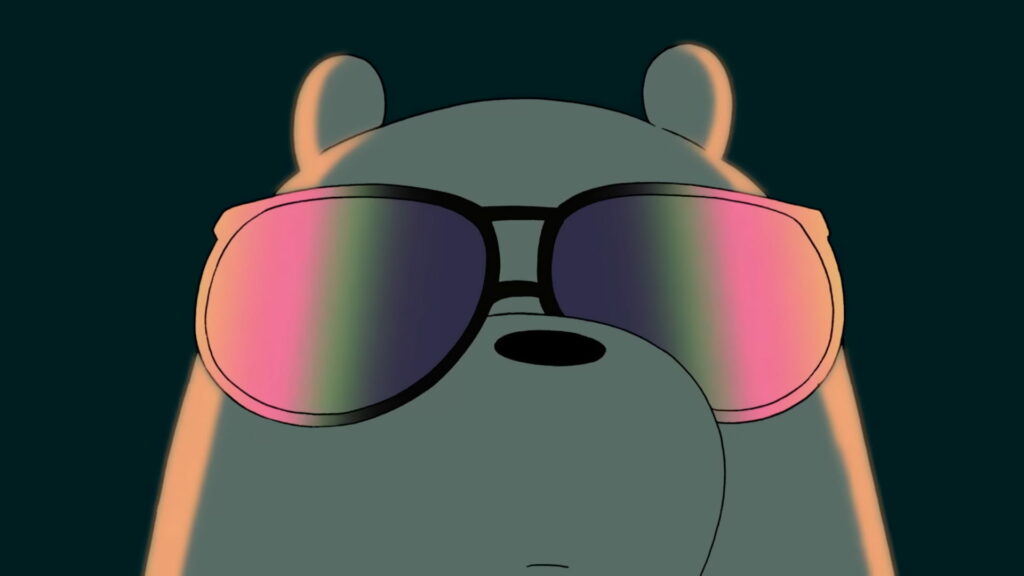 Whimsical Wilderness: HD Aesthetic Bear Wallpaper Capturing Cute Bear in its Natural Splendor