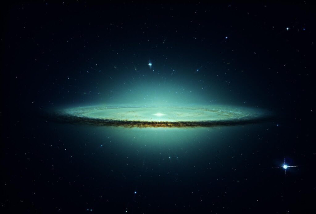 Stunning Galactic Wallpaper: Celestial Scene with Stars & Light
