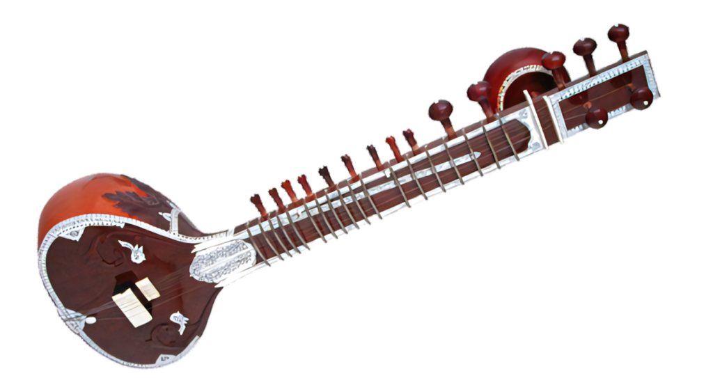 Traditional Sitar Wallpaper: Intricate Craftsmanship & Cultural Beauty
