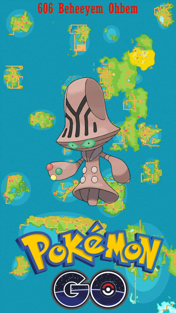 Beheeyem Wallpaper: Extraterrestrial Pokémon on Pokémon GO Map