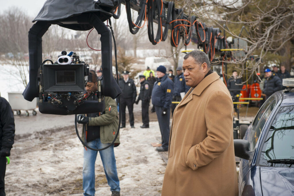 Behind-the-Scenes: Snowy Hannibal Film Shoot - Crew & Equipment Wallpaper