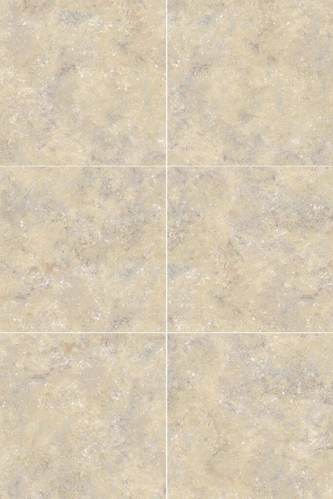 Elegant Beige Marble Tile Wallpaper: Natural Stone-Inspired Design