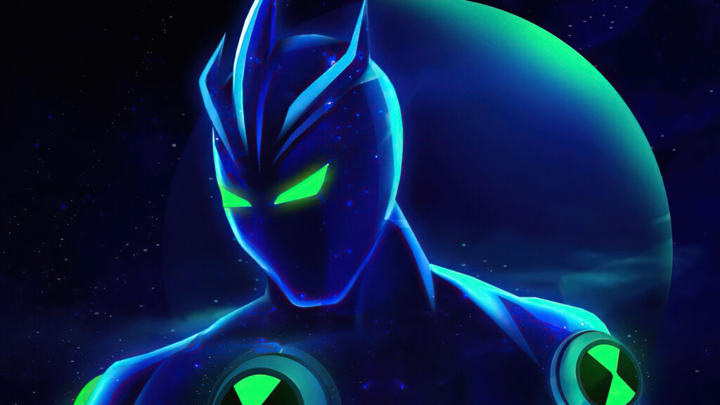 Ben 10's Epic Alien X Transformation: Unleashing the Power of Humanoid Alien Force in Stunning Wallpaper