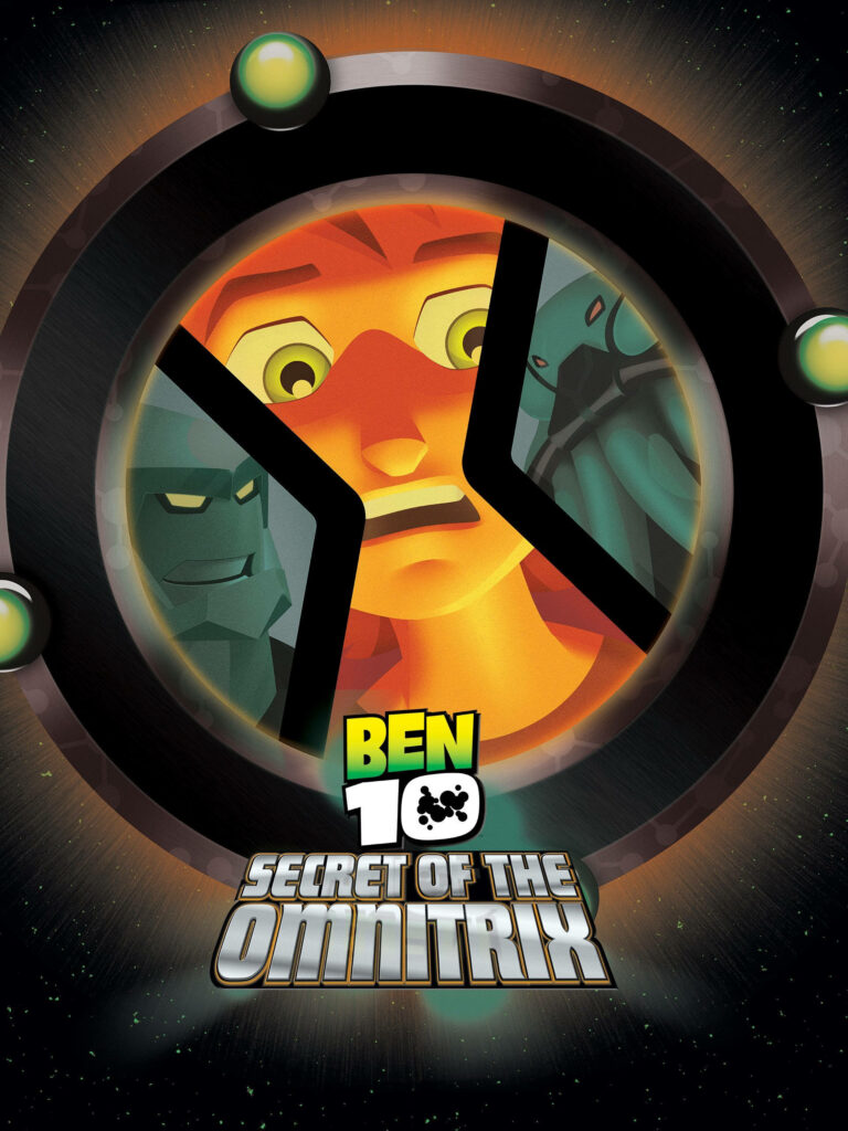 Ben Tennyson surprised expression with Omnitrix and aliens background Ben 10 movie wallpaper