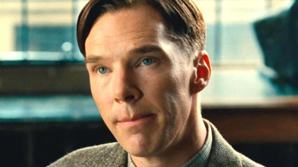 Benedict Cumberbatch as Alan Turing in The Imitation Game wallpaper background intense expression