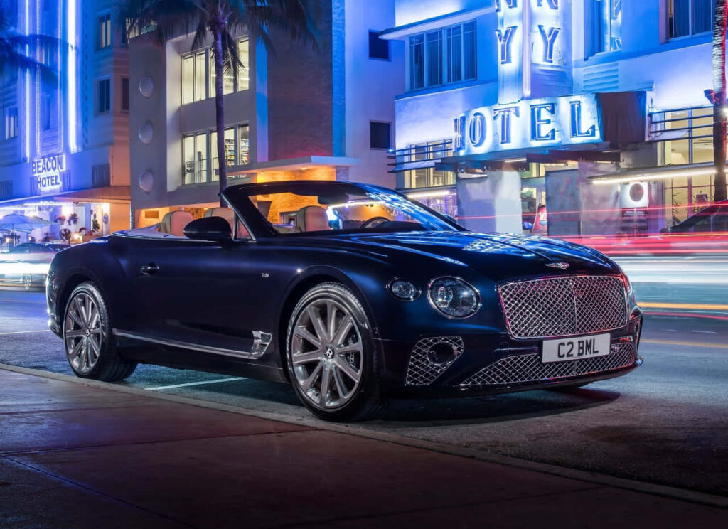 Craftsmanship of the Bentley Continental GT Convertible in a High-Resolution Backdrop Wallpaper