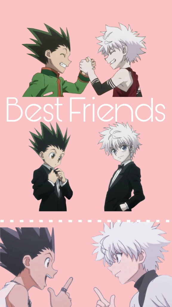 Best Friends Forever: Killua and Gon in HD Anime Phone Wallpaper
