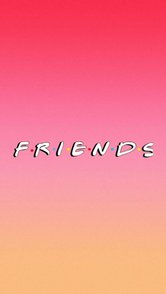 The One with the Best Friends: A Vibrant Gradient Wallpaper
