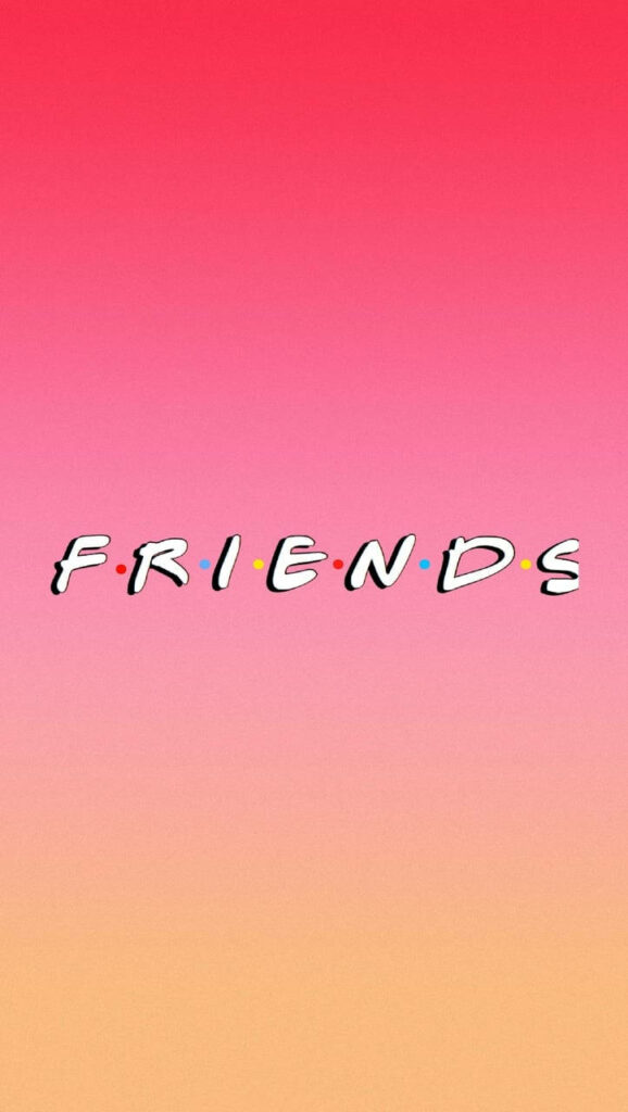 The One with the Best Friends: A Vibrant Gradient Wallpaper