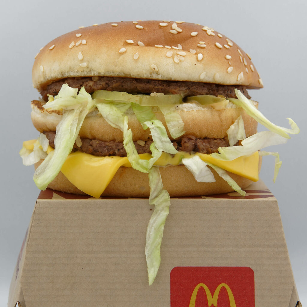 HD Wallpaper of McDonald's Big Mac Meal on Branded Packaging