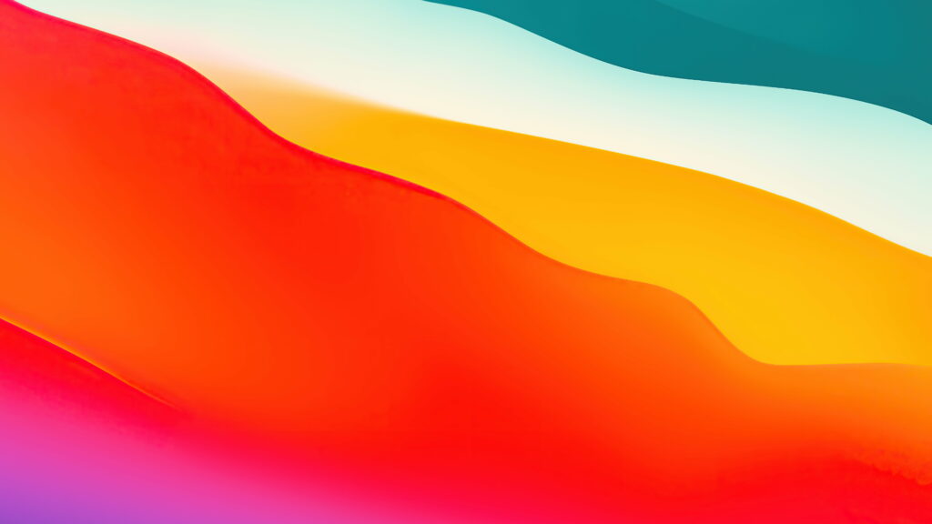 Vibrant Big Sur Apple: Abstract HD Wallpaper for macOS & MacBook Background