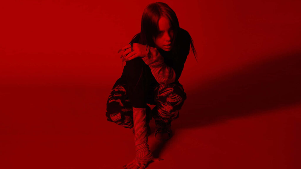 Billie Eilish Red Wallpaper: Edgy Style & Unique Fashion Flair