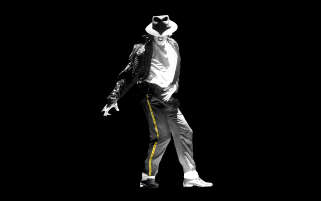 Iconic Michael Jackson: Billie Jean Wallpaper in High Quality Graphic Art