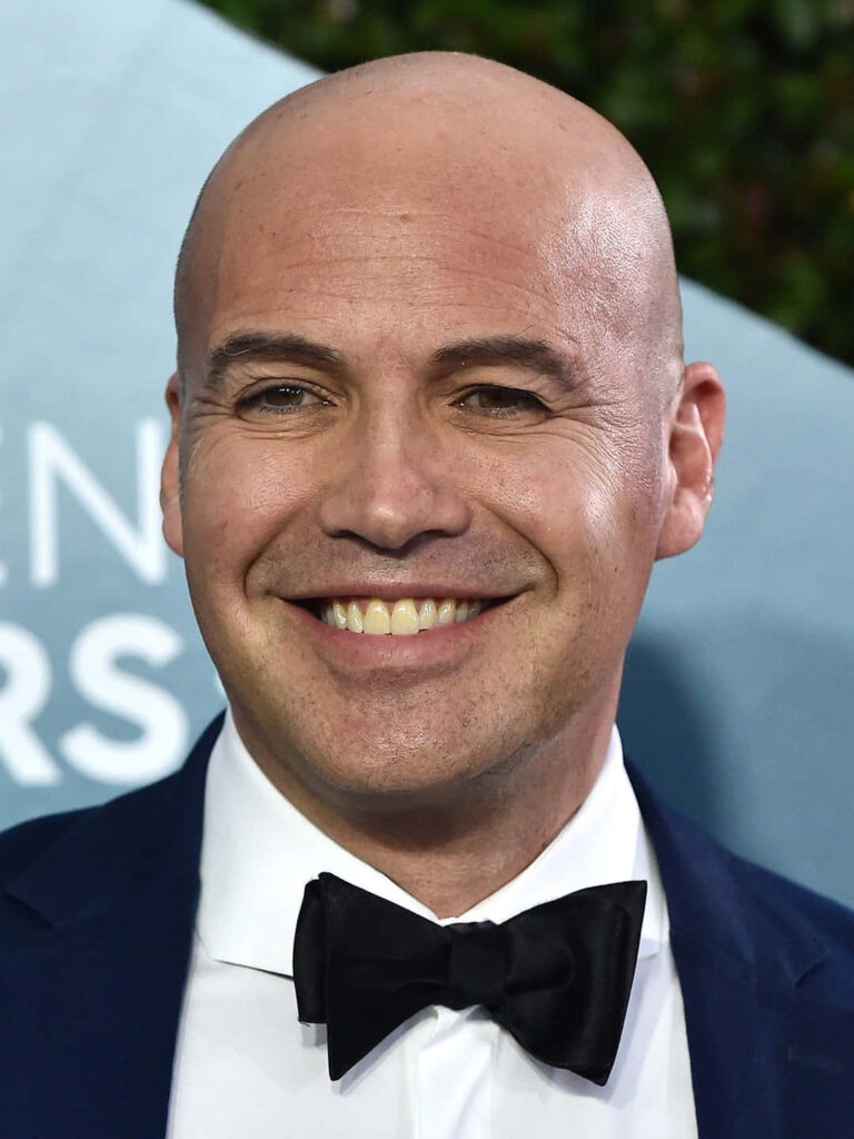 Billy Zane warm smile in formal suit and bowtie elegant portrait wallpaper background