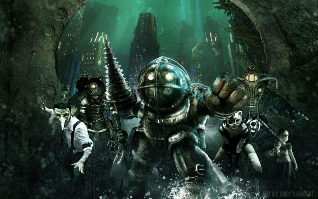 BioShock Fan Art Wallpaper: Explore Rapture's Dark Aesthetic