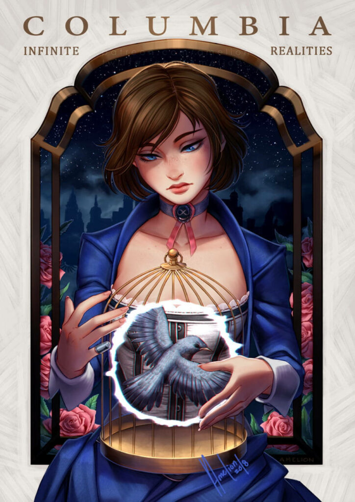 Stunning Bioshock Infinite Wallpaper: Elizabeth in Starry Columbia
