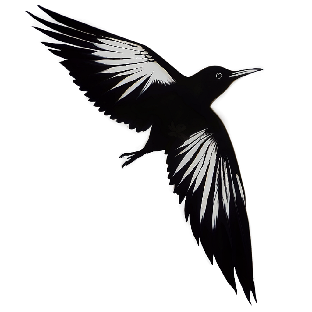 Elegant Bird Silhouette Wallpaper: Dynamic Design on Dark Background
