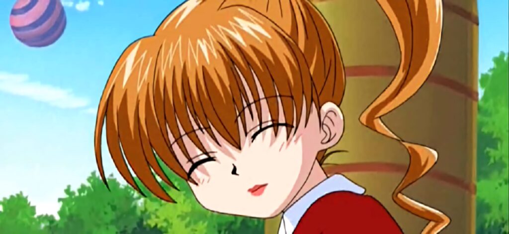Biscuit Krueger confident expression bright outdoor wallpaper background anime character