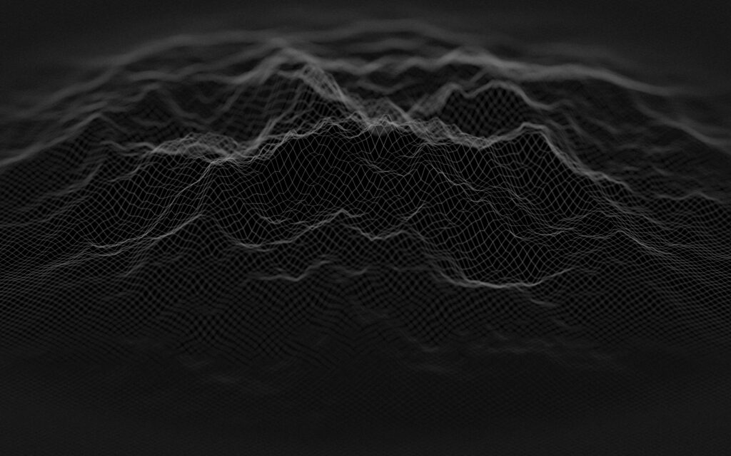 Fluidic Noir Waves: A Mesmerizing Abstract Texture Capturing Subtle Motion Wallpaper