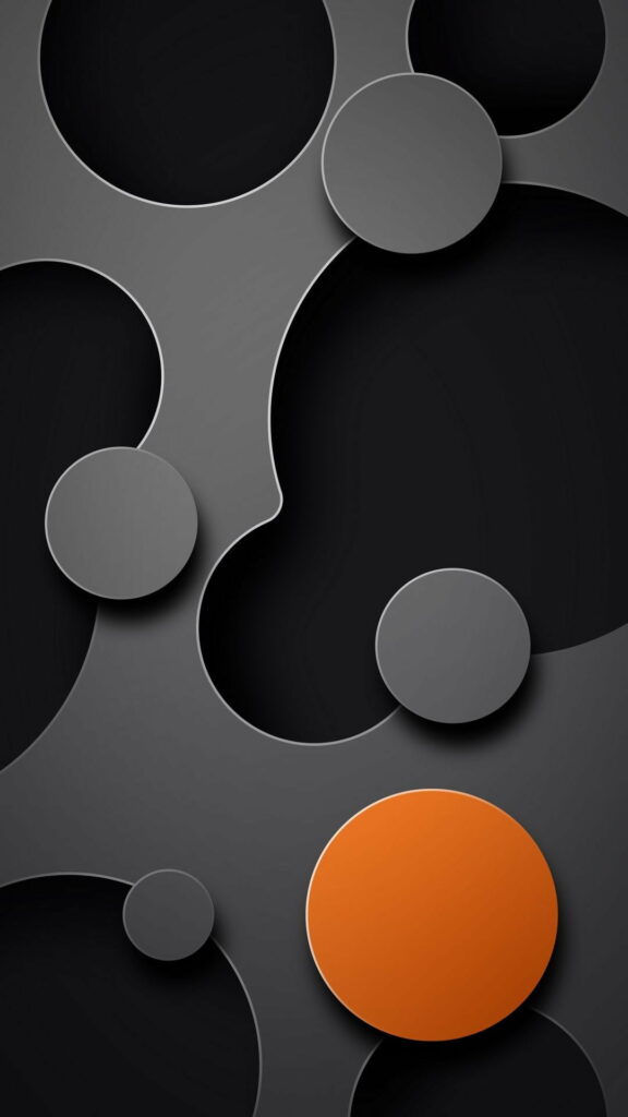 Innovative and Striking 3D Design: Captivating Black Original HD Phone Wallpaper Background