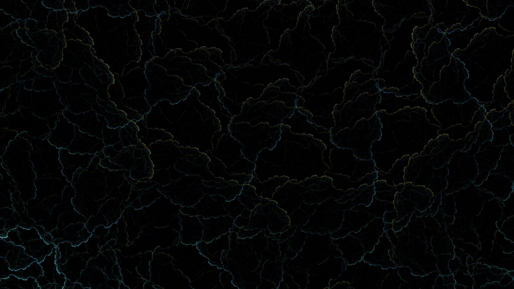 Abstract Noir: Exploring Dark Spots in Fractal Abstraction - Mesmerizing 4K Wallpaper Background
