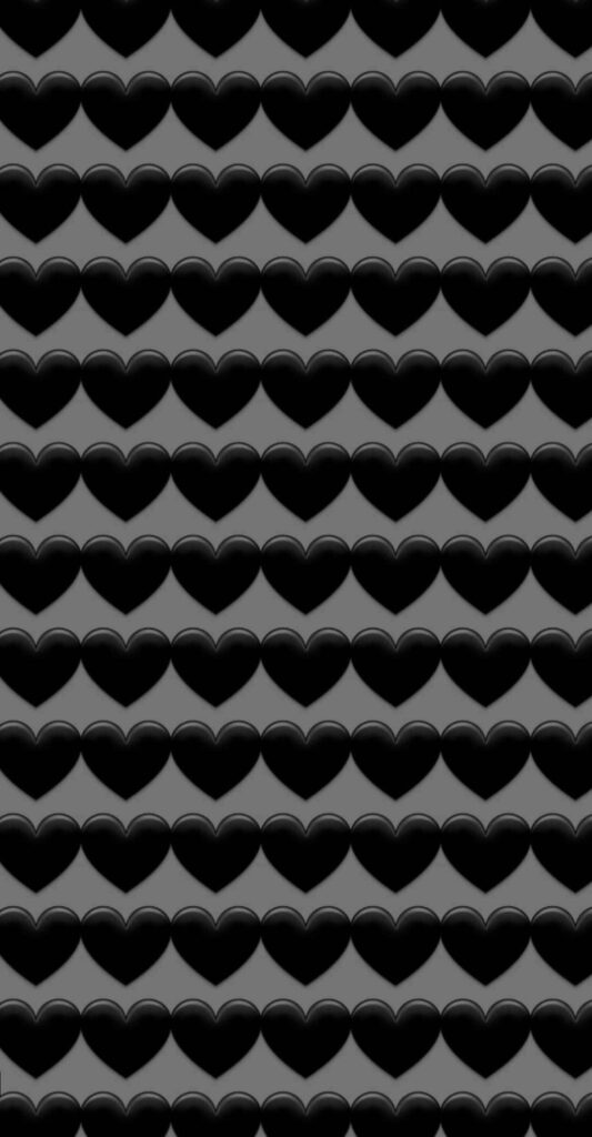 Black Hearts Wallpaper: Healing & Heartbreak Theme Background