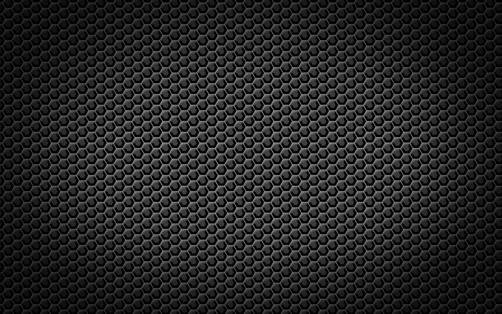 Hexagonal Black Texture: A Modern QHD Wallpaper Background with Unique Textures