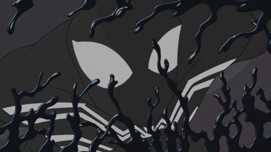 Intense Black and White Wallpaper of The Spectacular Spider-Man