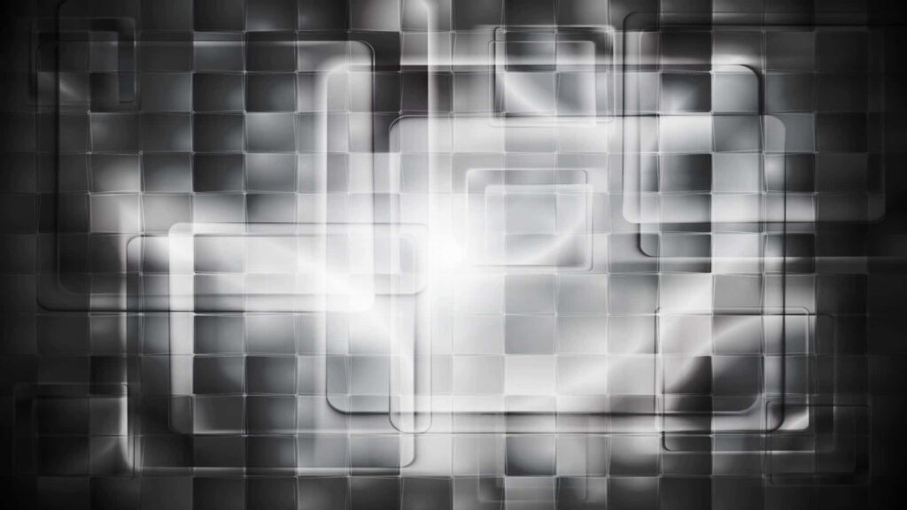 Modern Black & White Tiled Abstract Wallpaper Design Background