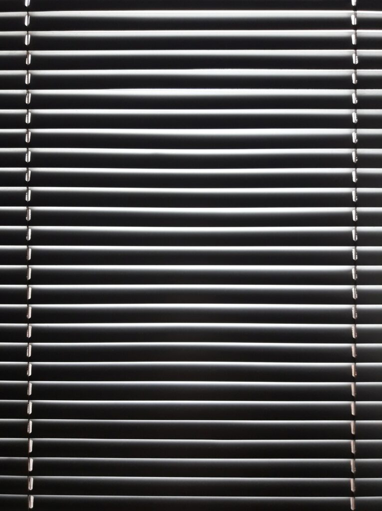 Stylish Black-and-White Horizontal Stripes Wallpaper Background
