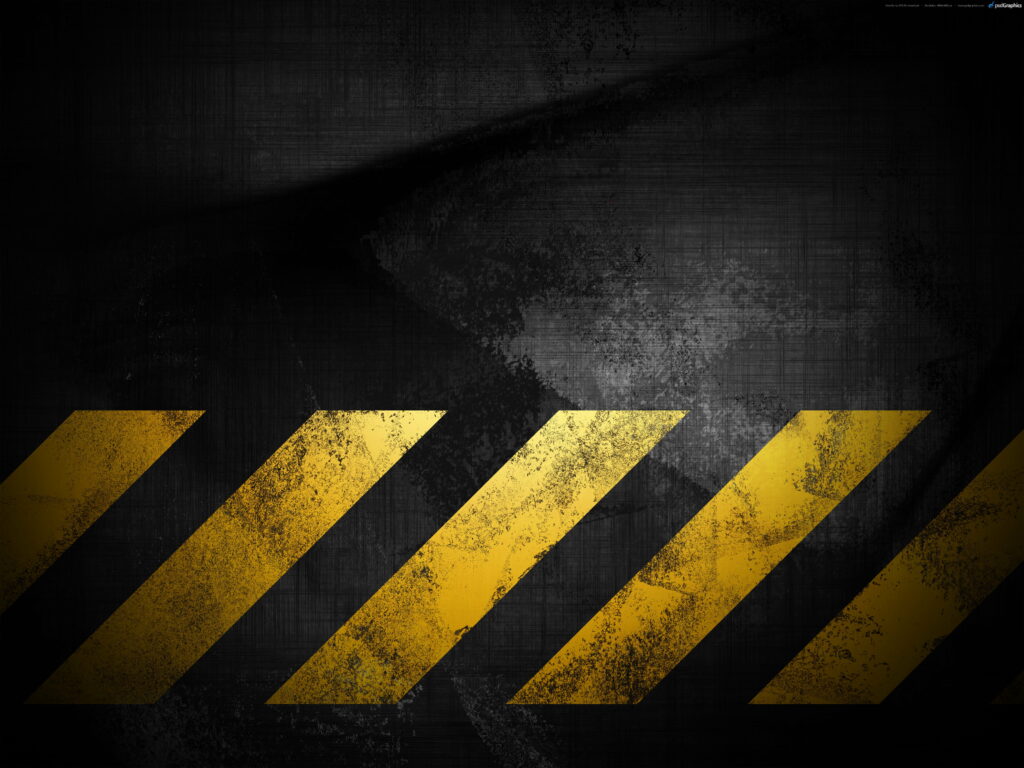 Vibrant Simplicity: A Captivating Yellow and Black Abstract 4K Wallpaper