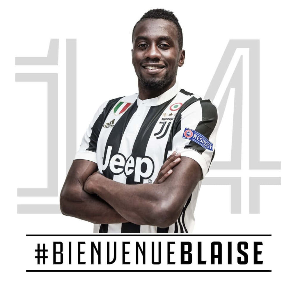 Blaise Matuidi Juventus jersey number 14 confident pose bold background wallpaper