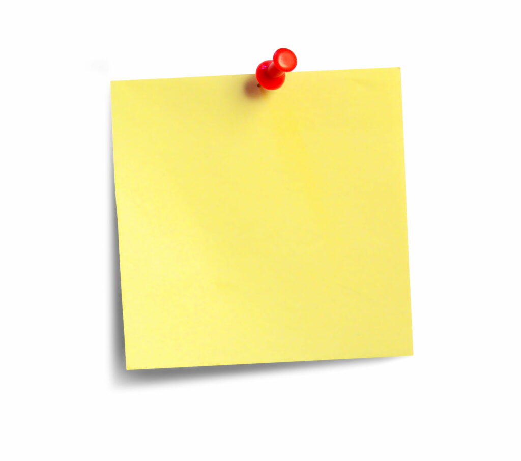 Empty Canvas: A Yellow Blank Note, a Haven for Unlimited Creativity Wallpaper