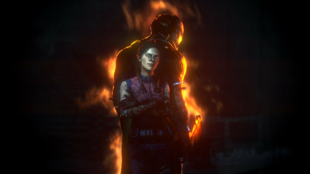 The Fiery Letter of Meg - A QHD Wallpaper from Dead by Daylight