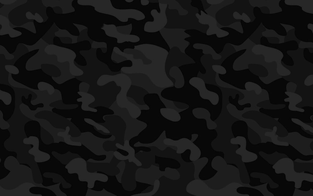 Concealed Amongst the Urban Jungle: A High-Resolution Camouflage Wallpaper - Black Camo