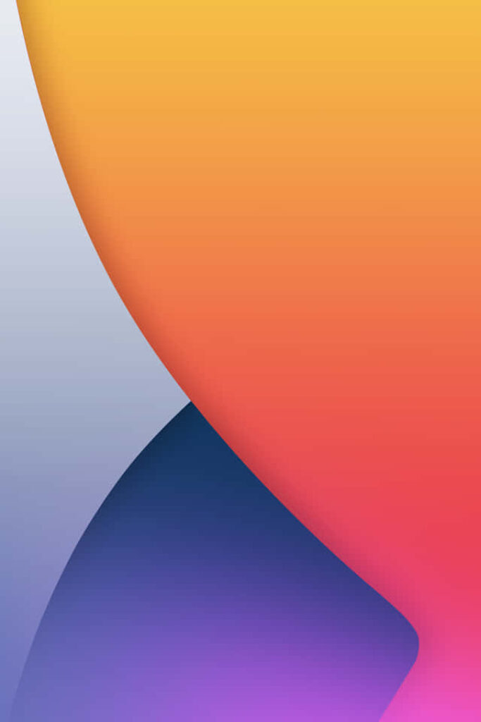 iOS 4 Serenity: Sleek Minimalist Wallpaper in Cool Blue