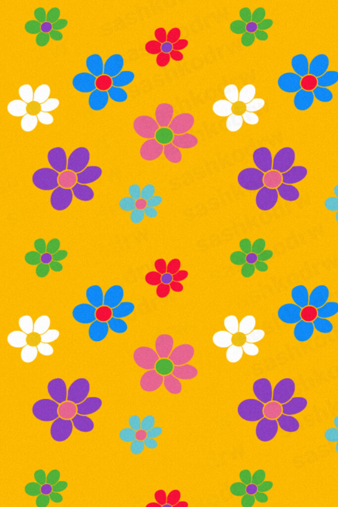 Sunflower Dreams: Embracing Indie Kid Aesthetics in a Burst of Color Wallpaper