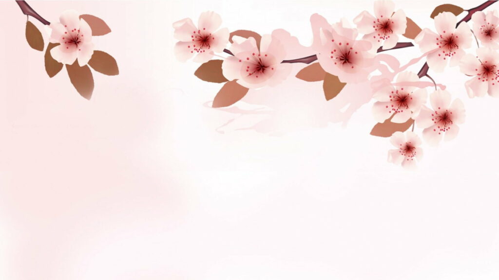Blooming Fragrance: A Captivating Symphony of Spring Blossoms in Pink Wallpaper