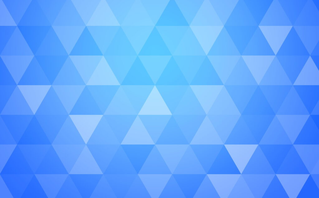 Abstract blue triangle pattern 8K digital wallpaper with gradient for modern tech backgrounds