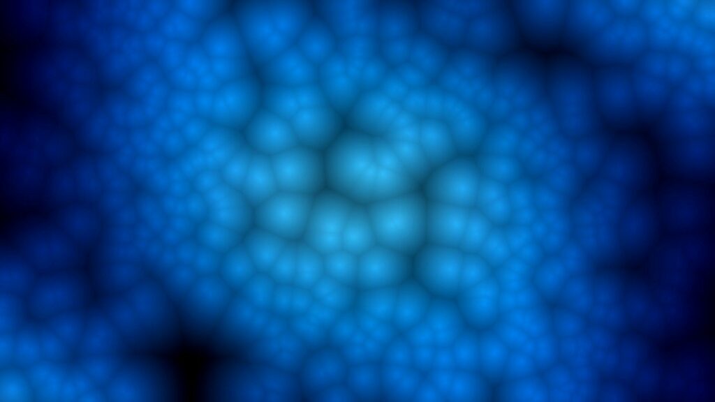 Ethereal Blue Ripple Wallpaper - Dark Organic Patterns 1920x1080