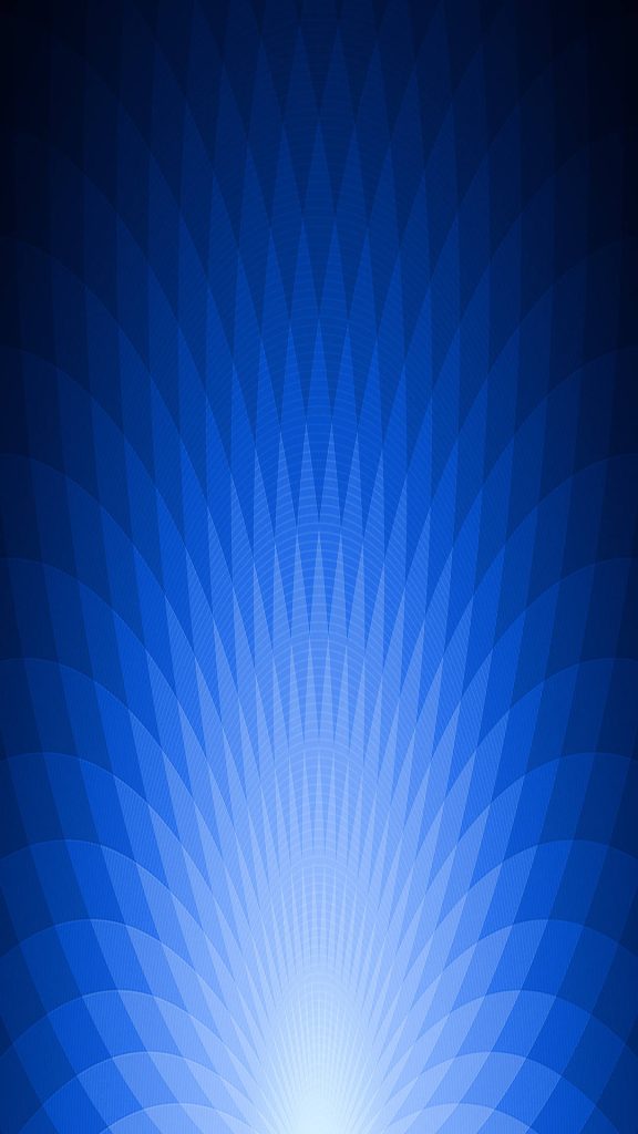 Blue geometric abstract phone wallpaper with glowing curves for modern sleek mobile background