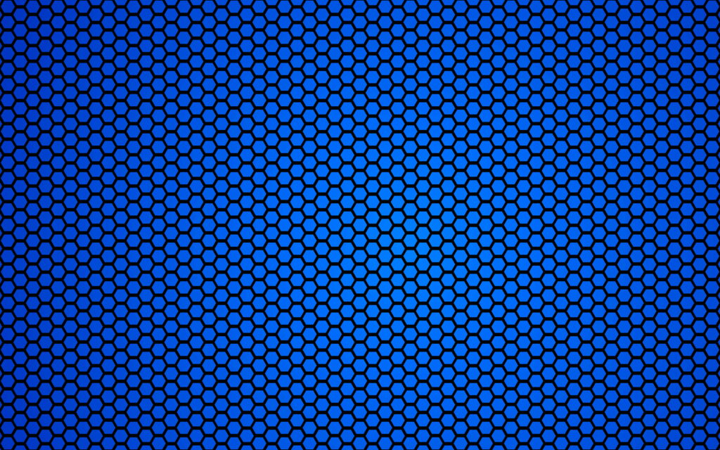 Honeycomb Haven: Mesmerizing Blue Hexagonal Patterns for 4K Wallpaper Bliss