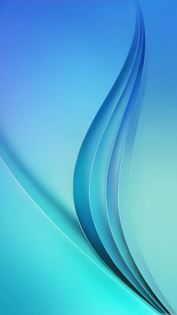 Blue Leaf Lock: A Captivating Mobile Lock Screen Wallpaper
